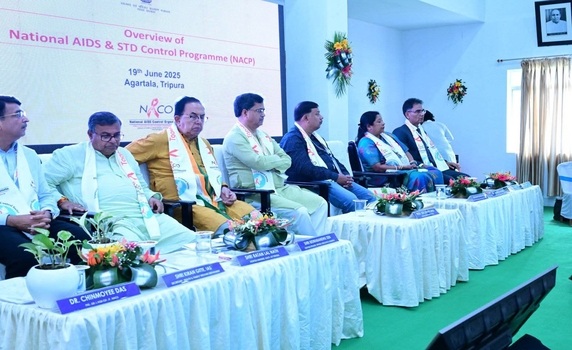 Tripura Ministers, MLAs attend sensitization programme on HIV/AIDS in Assembly.